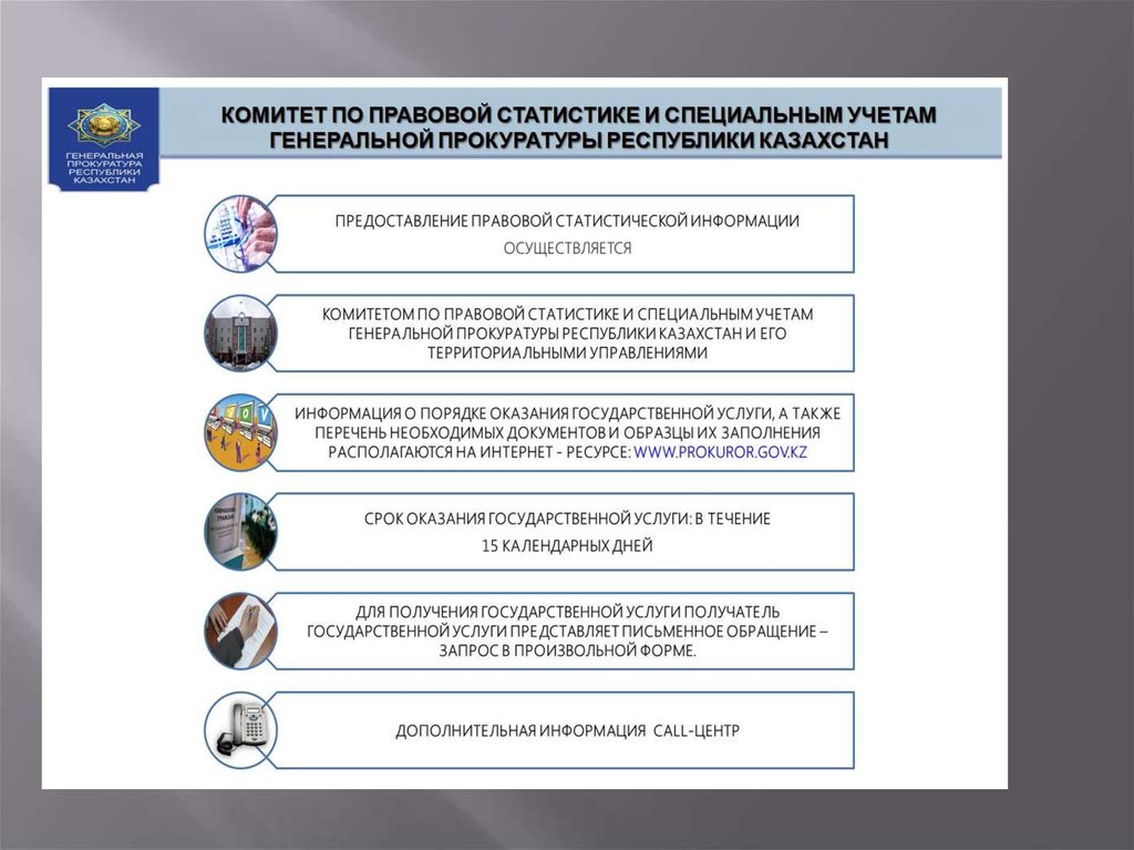 Комитет по специальным учетам прокуратуры казахстана