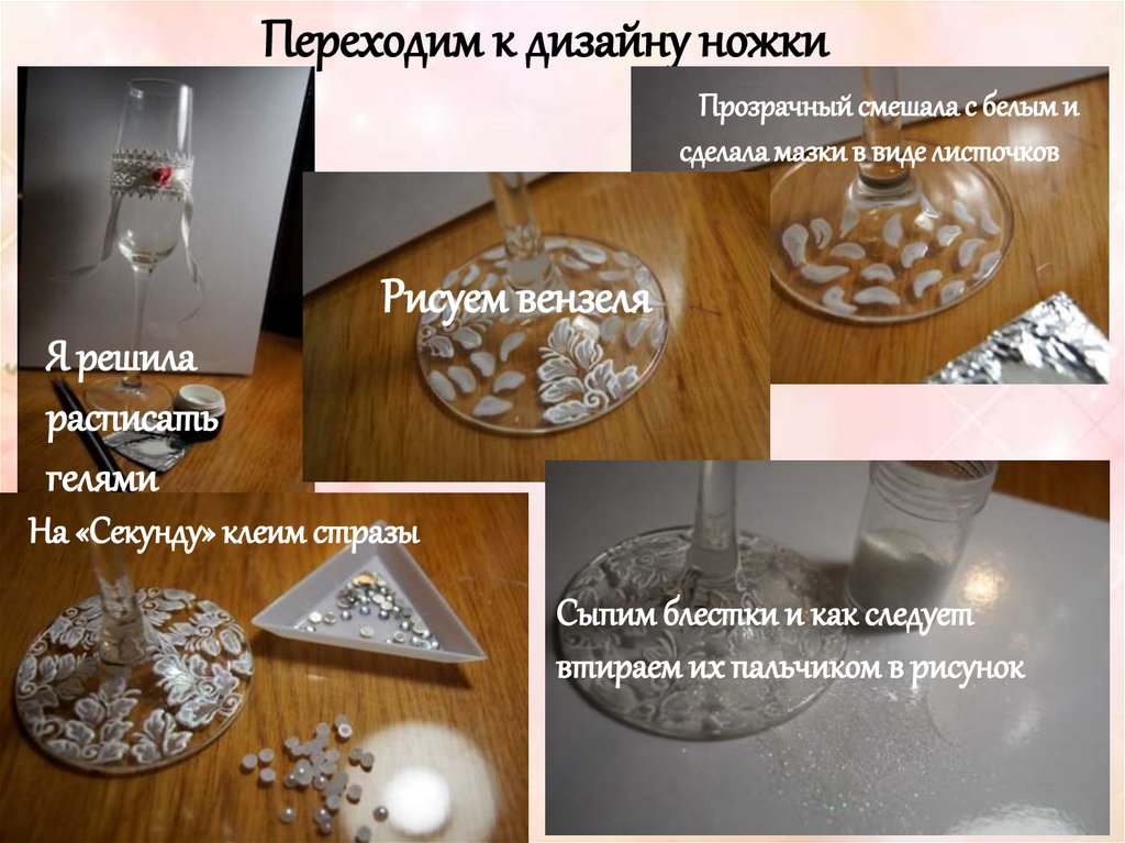 Переходим к дизайну ножки