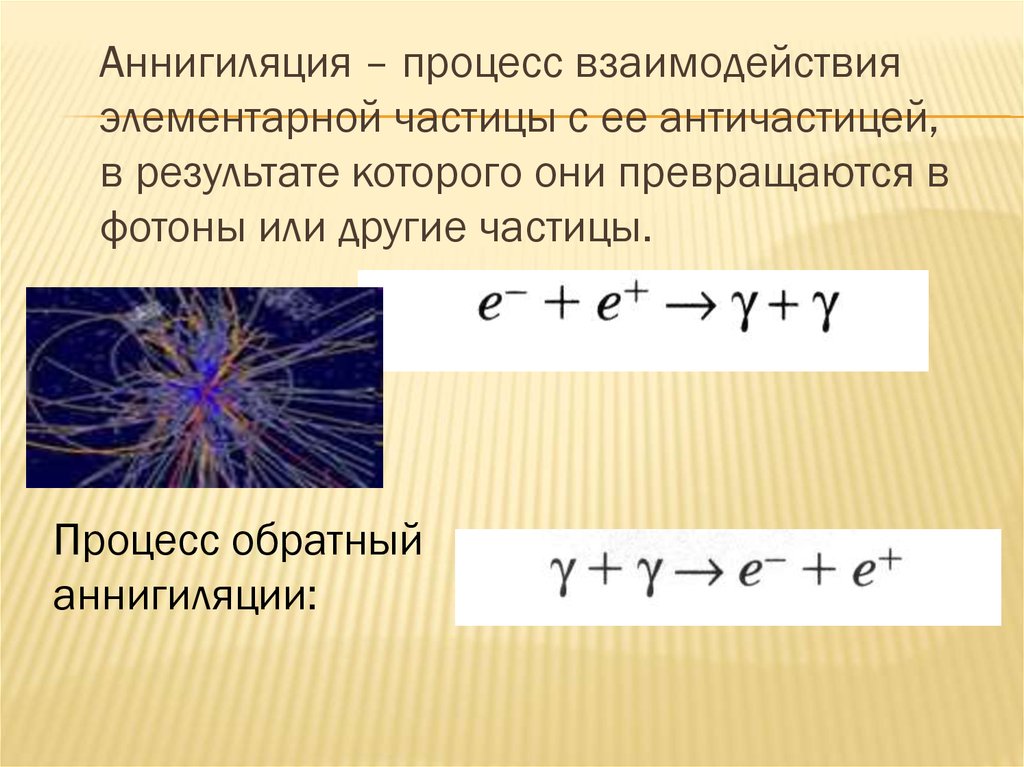 Приведенных частиц. Аннигиляция частиц и античастиц. Аннигиляция элементарных частиц. Процесс аннигиляции. Аннигиляция физика.