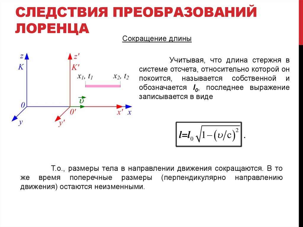 Длина стержня