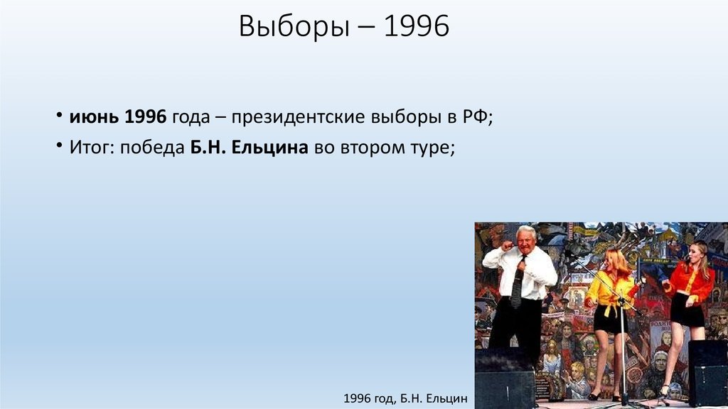 Выборы 1996