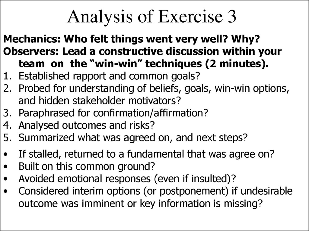 Analysis of Exercise 3