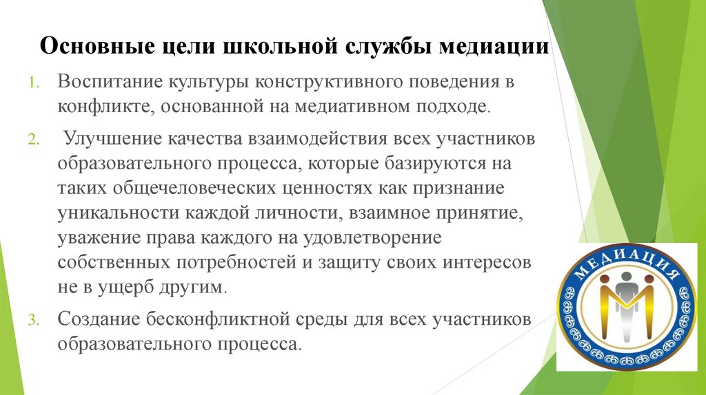 Организация процедуры медиации