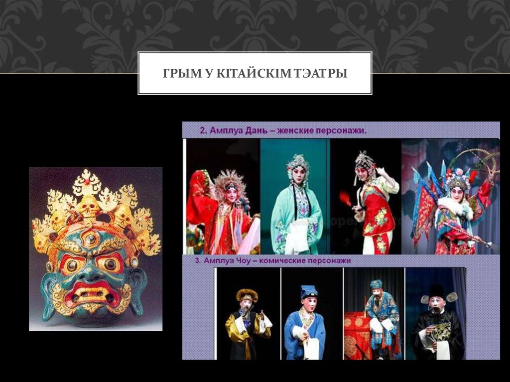 Грым у кітайскім тэатры