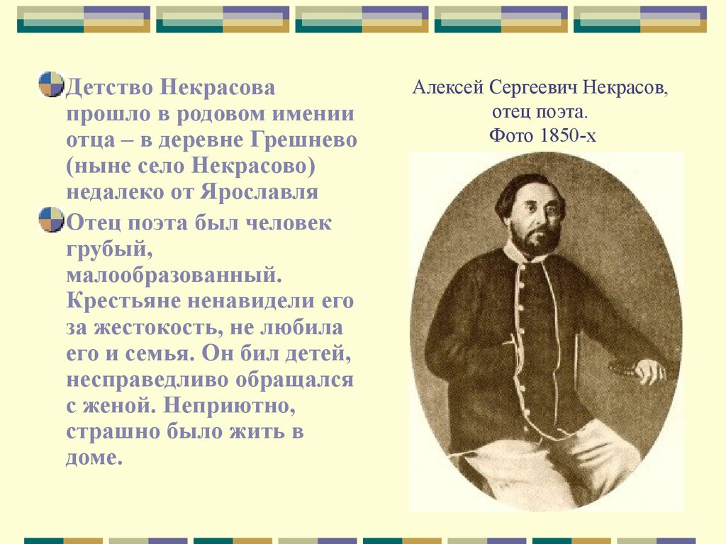 Некрасов 4 класс презентация школа россии