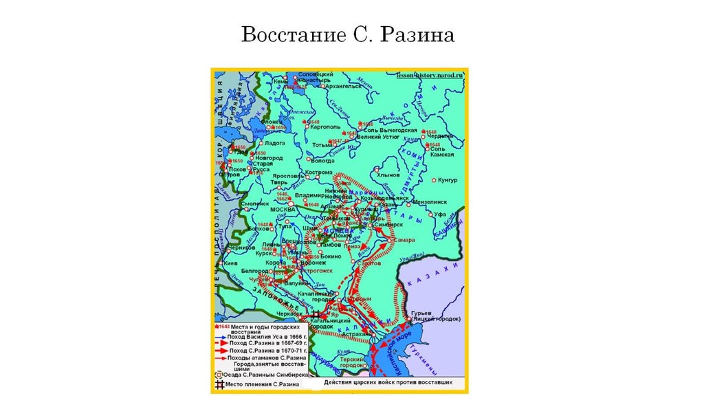 Восстание С. Разина