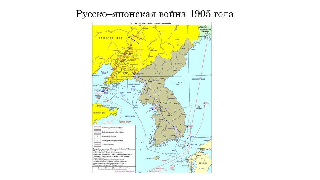 Русско–японская война 1905 года