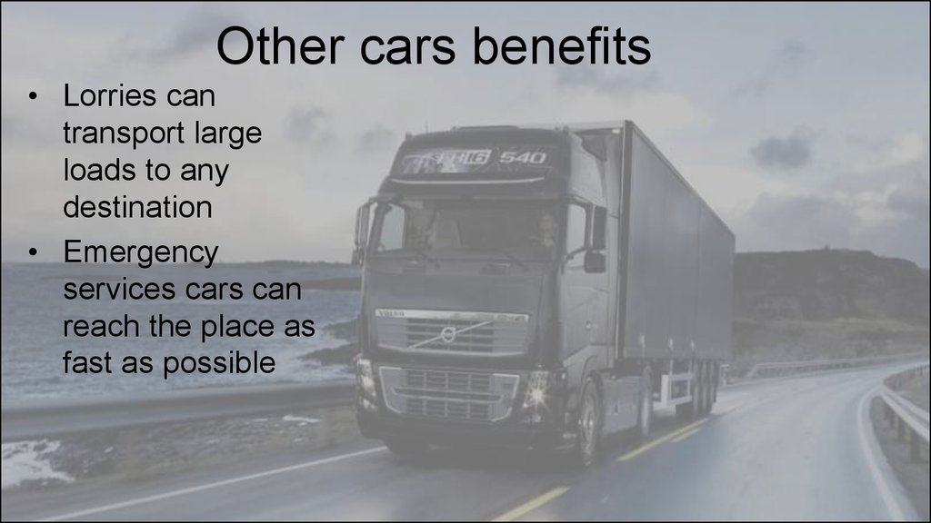 Other cars benefits