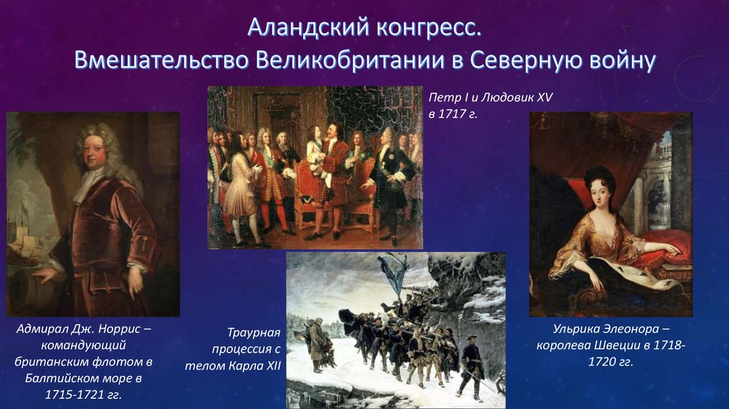 Аландский конгресс. Вмешательство Великобритании в Северную войну