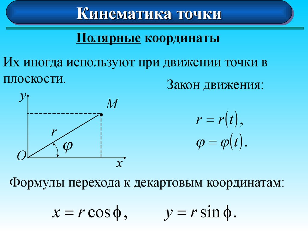 Закон плоскости. Полярная система координат на плоскости. Полярная система координат теормех. Полярная система координат теоретическая механика. Полярные координаты.