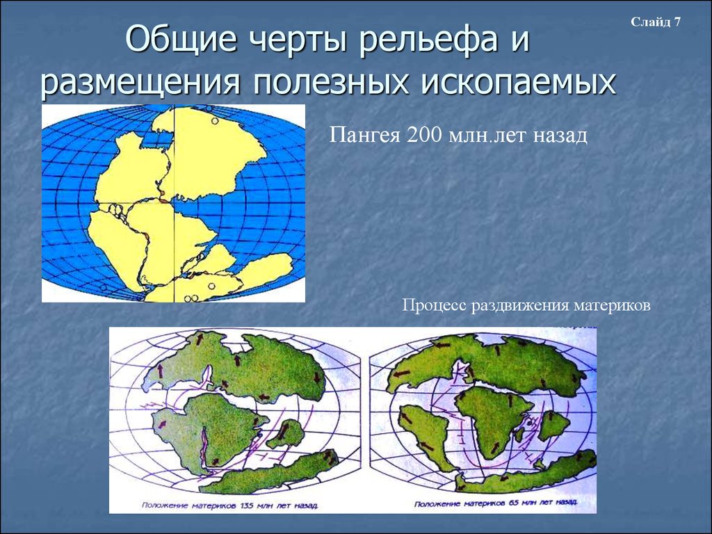 Северные материки 7. Расположение материков 200 млн лет назад. Особенности природы и населения южных материков. Общие особенности северных материков. Общие черты рельефа северных материков.