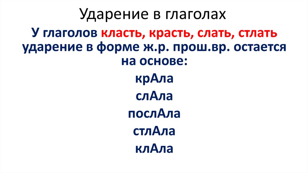 Кладу как правильно. Клала ударение. Клала исключения. Ударение в глаголах. Ударения в словах глагол.