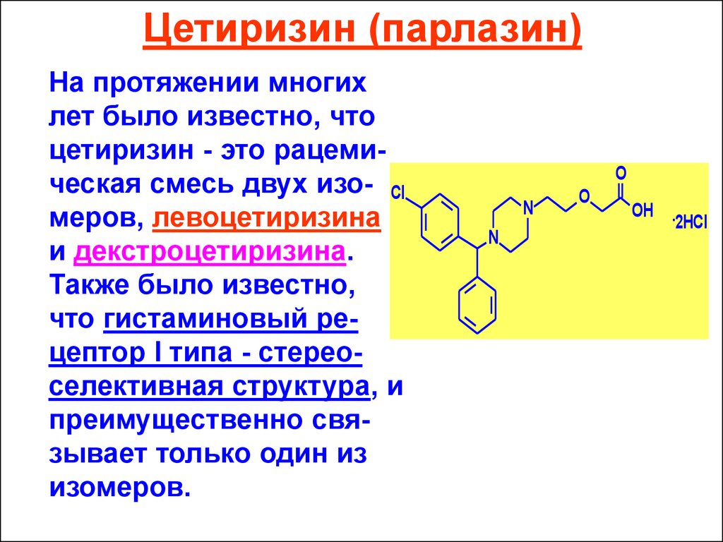 Цетиризин (парлазин)