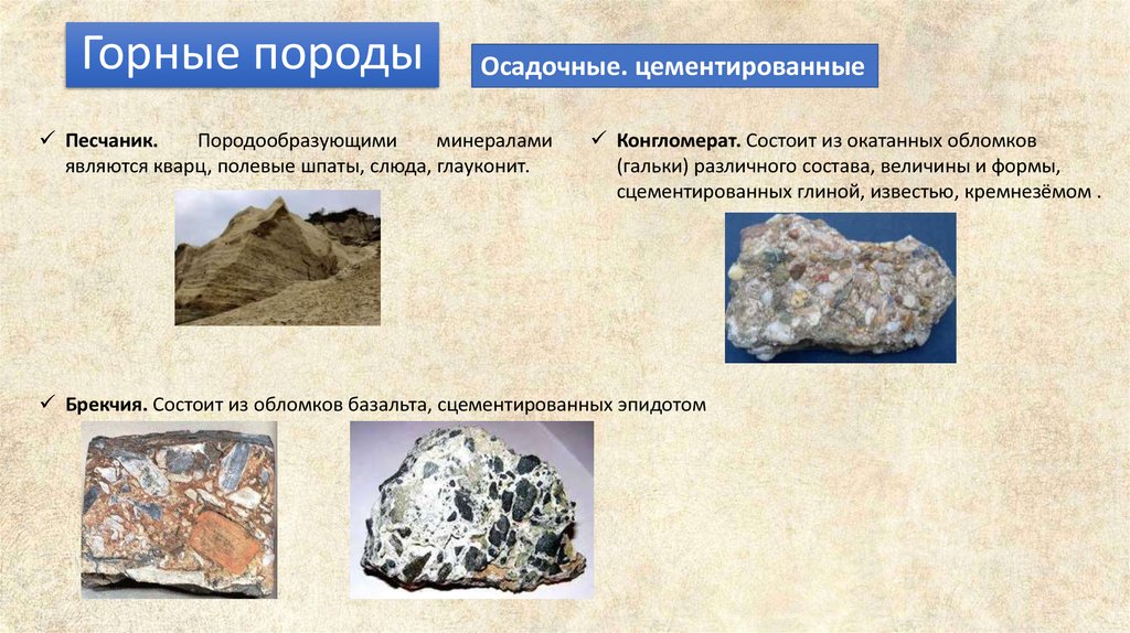 Осадочные горные породы базальт мел гранит мрамор. Породообразующие минералы полевых шпатов. Горные породы и минералы. Породы горных пород. Осадочные горные породы и минералы.