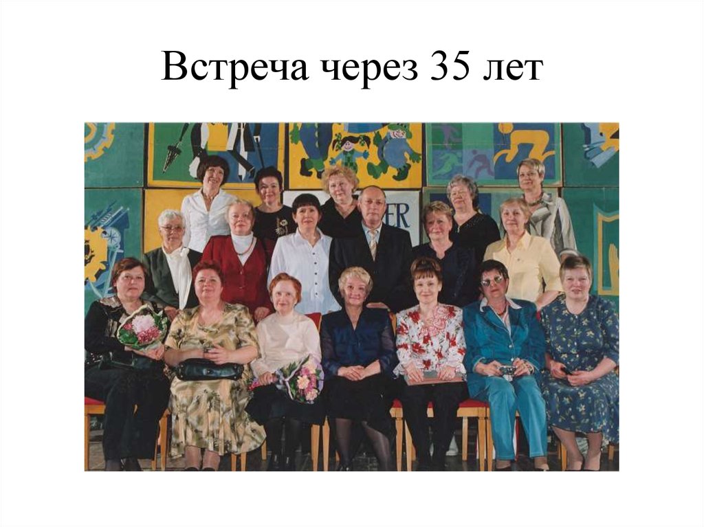 Встреча через. Встреча через года. Встреча 35 лет спустя. ЛТИ ЦБП 1961 год.