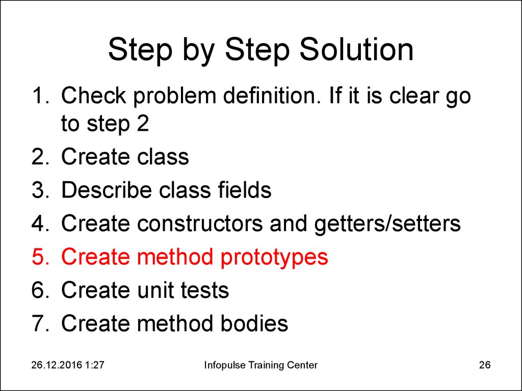 Step by Step Solution
