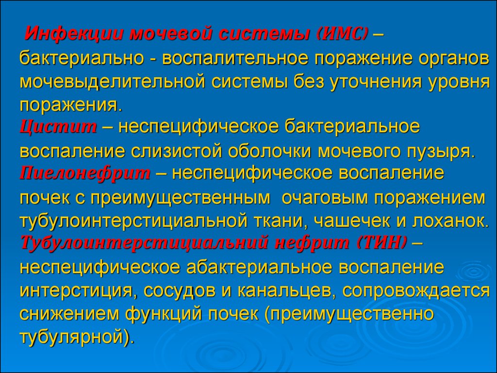 Гигиена мочеполовой системы презентация