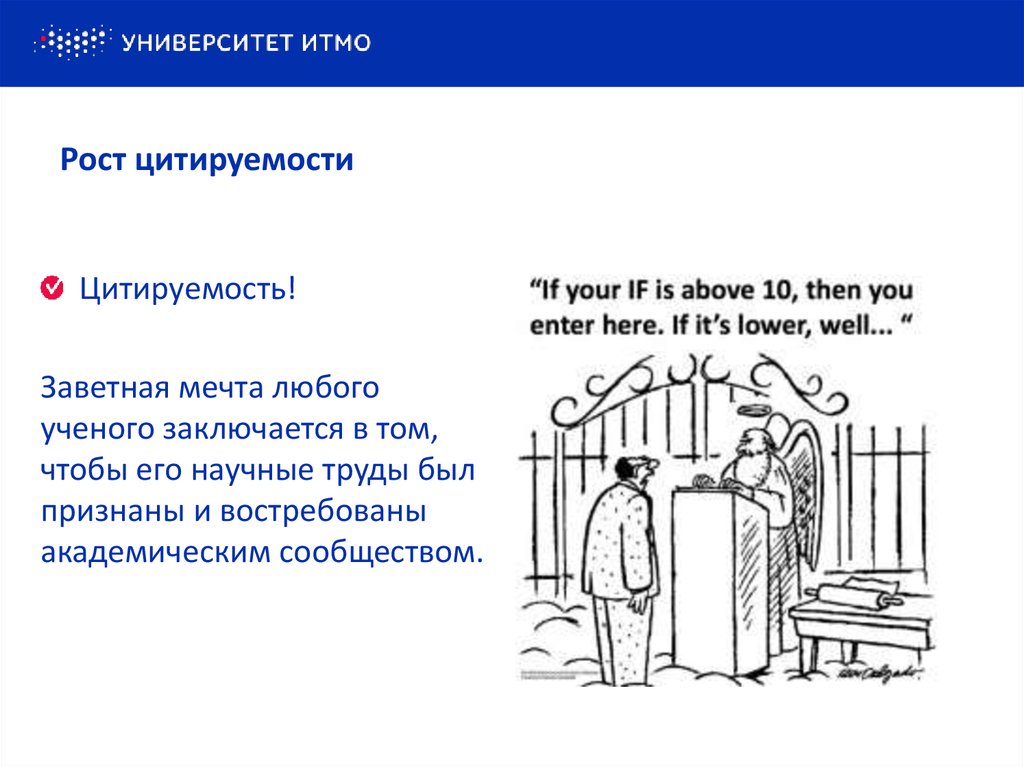 Рост цитируемости