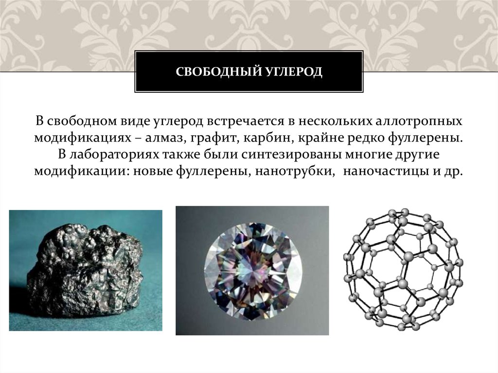 Углерод название элемента. Алмаз фуллерены карбин графит. Фуллерен аллотропная модификация углерода. Углерод в виде графита. Углерод рисунок.