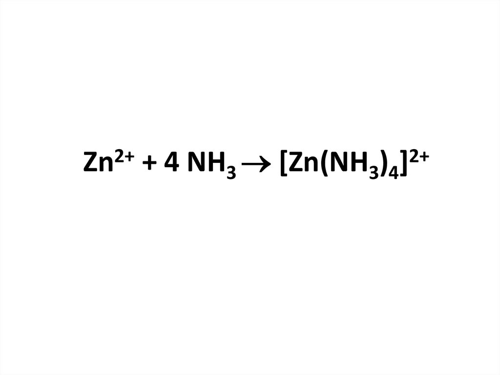 Zn nh3 4 oh 2 hcl