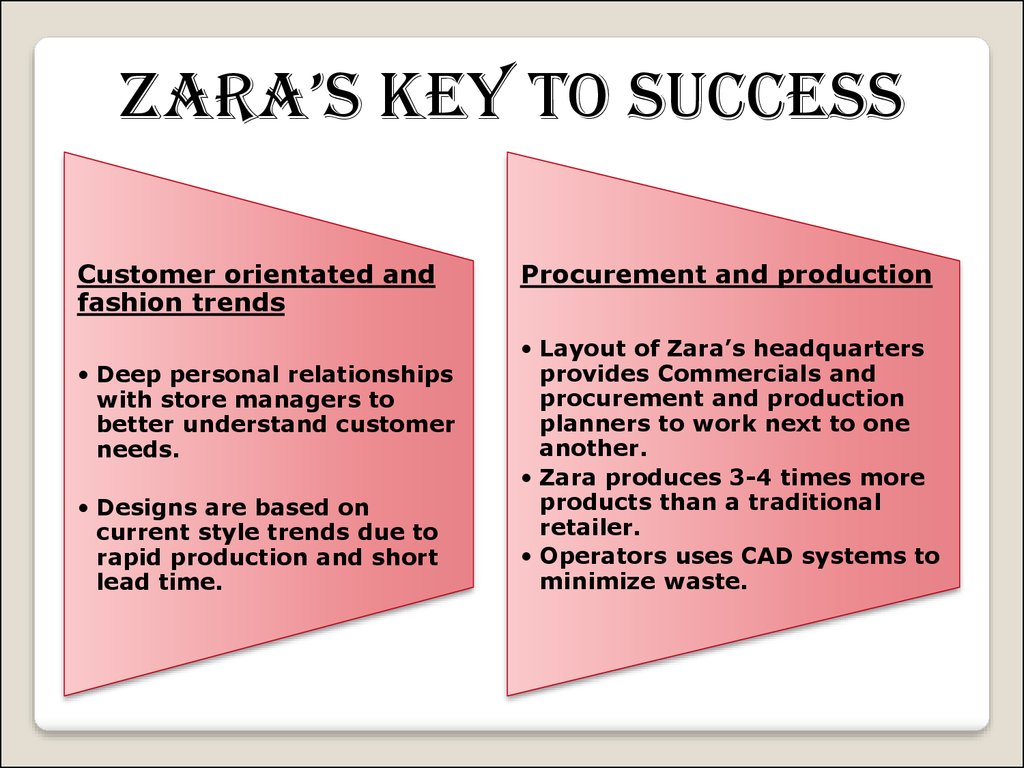 zara mission and vision