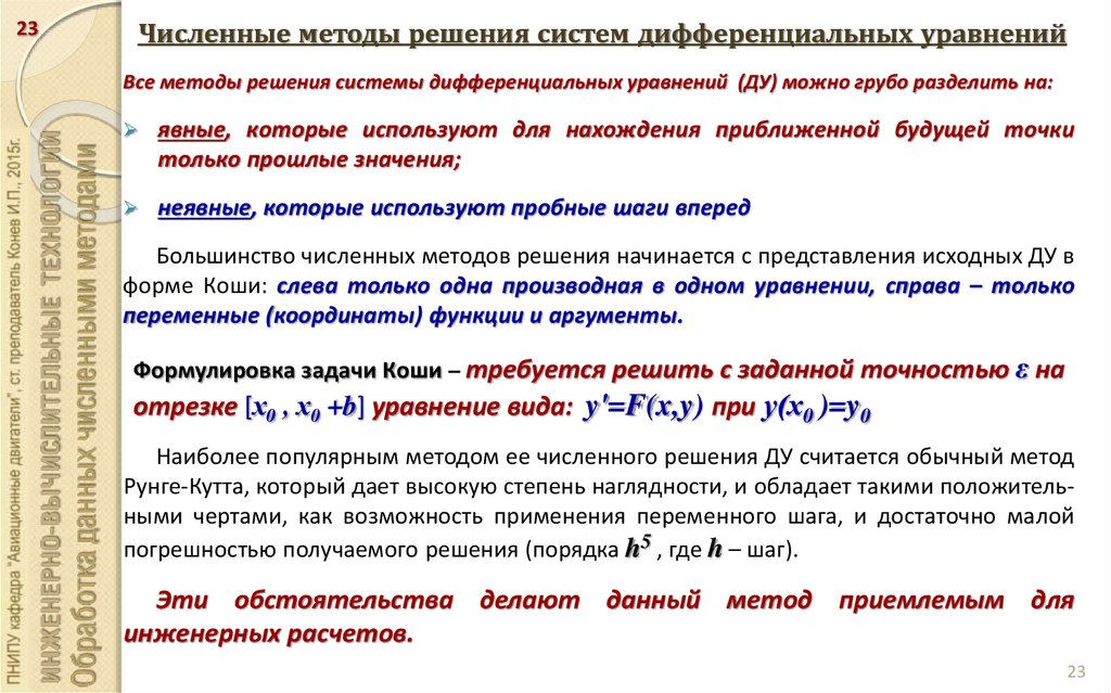 Проект численные методы