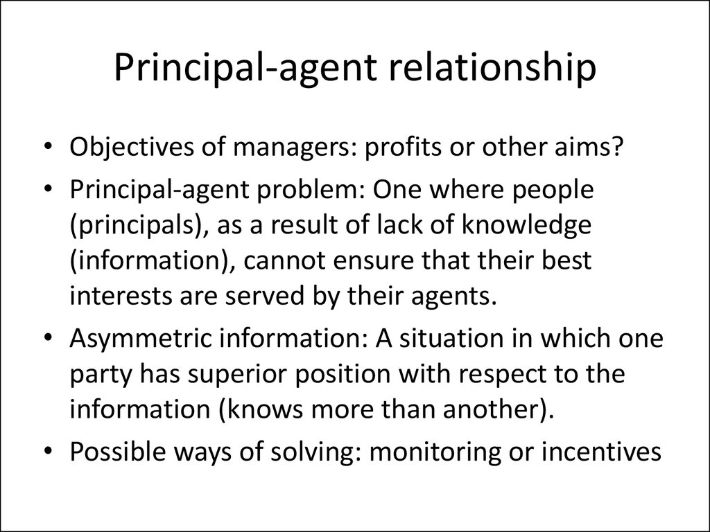 agent and principal definition