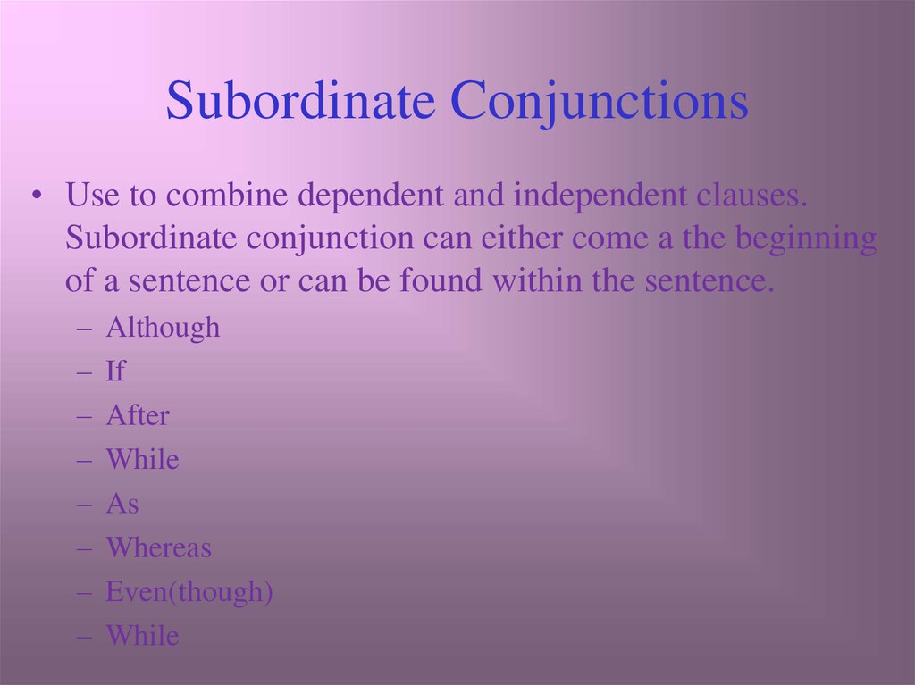coordinate-conjunctions