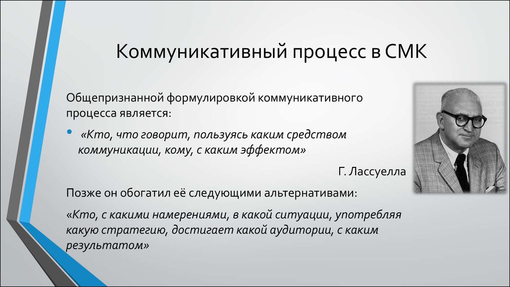 Коммуникативные исследования. Коммуникатор в СМК. Свойства коммуникативного процесса в СМК. Формулировка коммуникативной задачи коммуникатора. Формулировки коммуникативного характера.