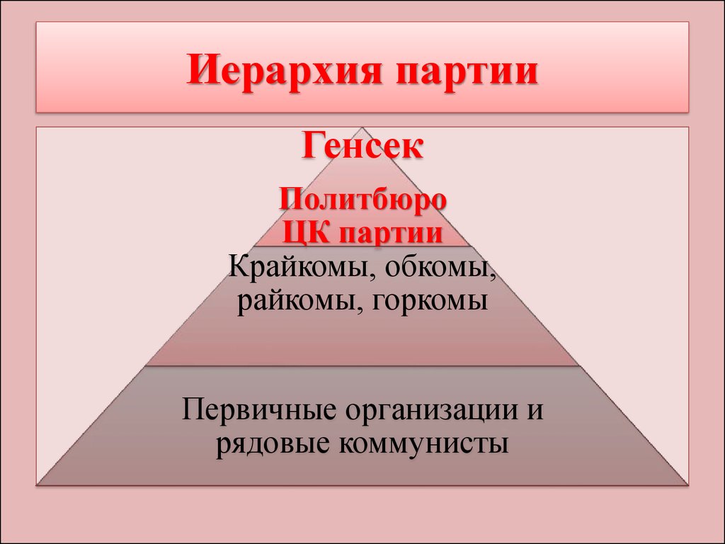 Первичные партийные организации. Партийная иерархия. Структура партии. Структура партии иерархия. Партия КПСС иерархия.