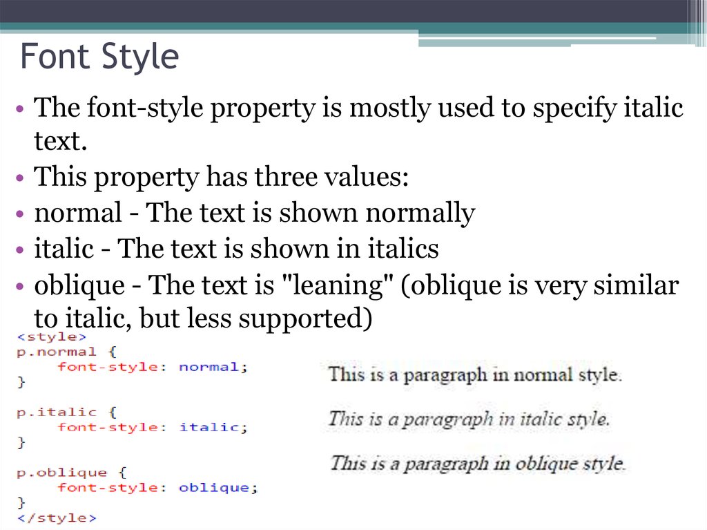 This property has been. Font Style Italic. Стиль шрифта CSS. Html курсив Style. Стили шрифта в html.