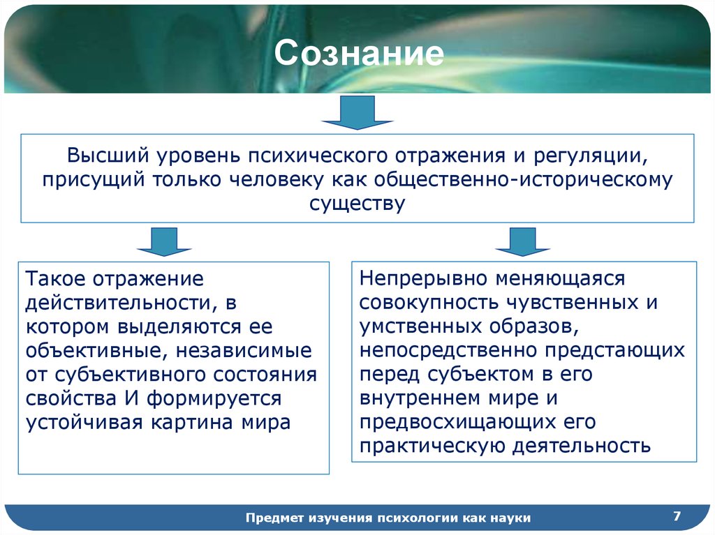 Чувственная картина мира создается такими психическими процессами как