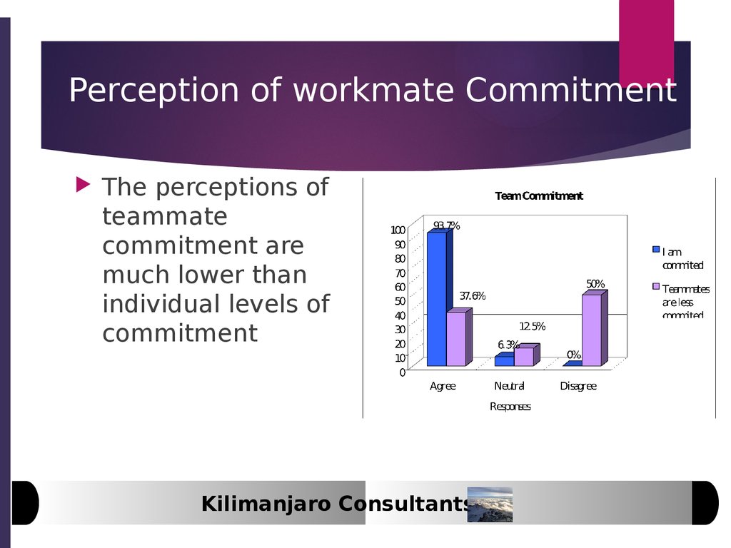 Perception of workmate Commitment