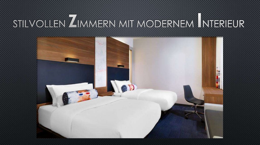 Stilvollen Zimmern mit modernem interieur