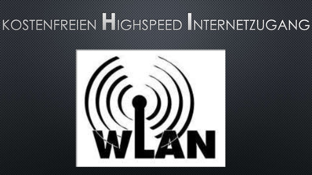 Kostenfreien highspeed internetzugang