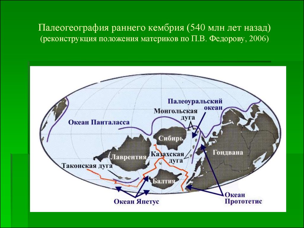 Пермский период карта