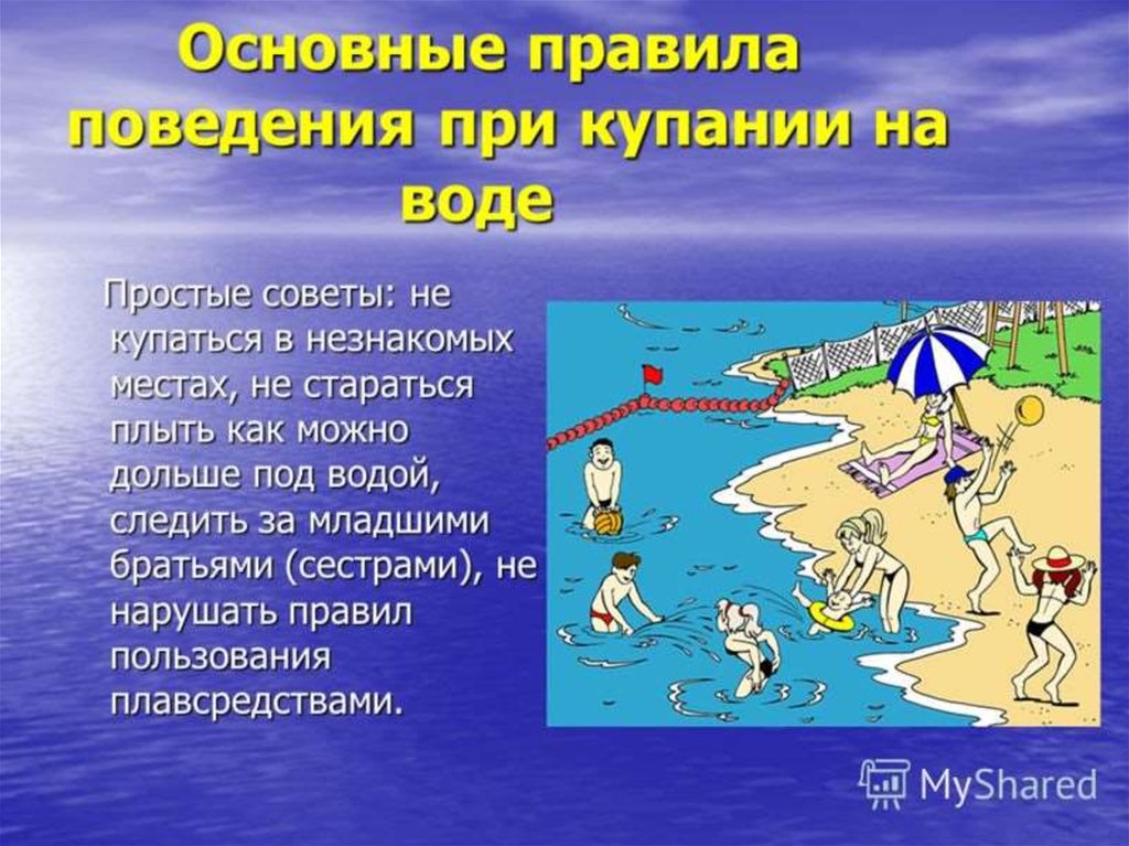 Презентация на воде и в лесу