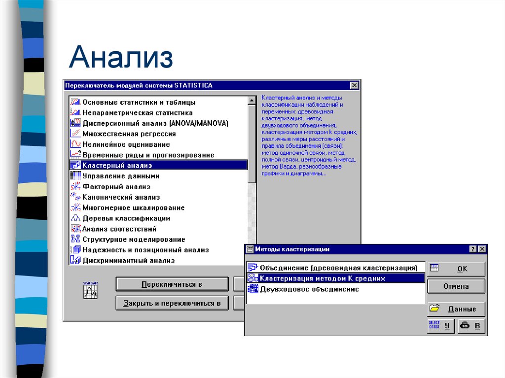 Кластерный анализ презентация