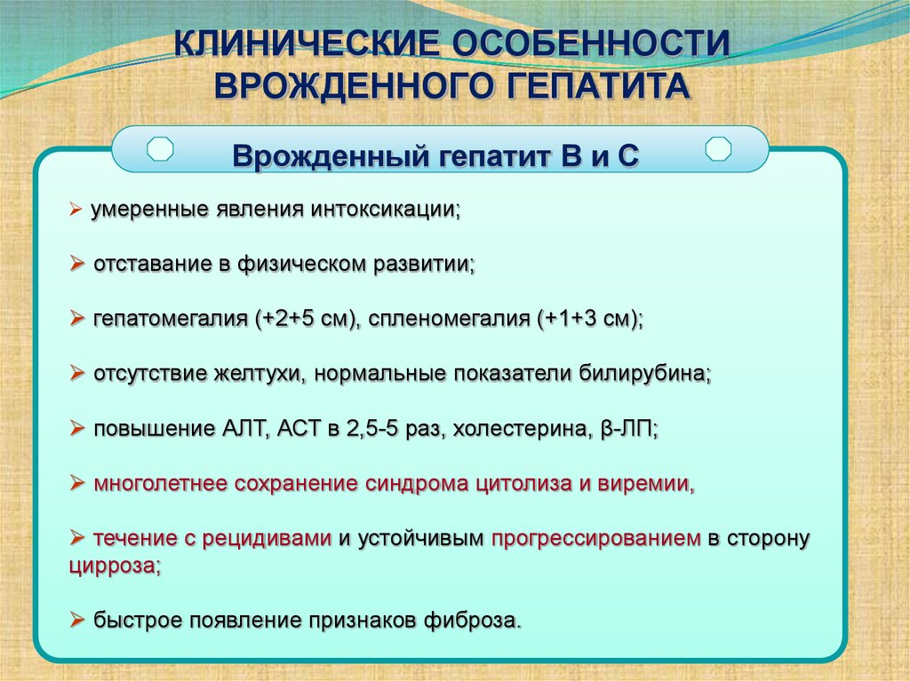 Гепатиты у детей презентация