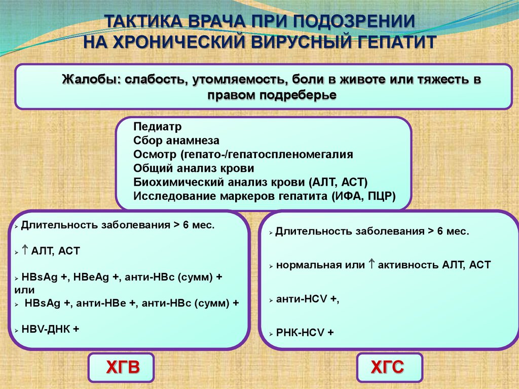 Всем пациентам с подозрением на гепатит делают. Тактика фельдшера при гепатите а. Алгоритм диагностического поиска хронического вирусного гепатита. Тактика ведения пациента вирусный гепатит а. Тактика ведения больного с гепатитом с.