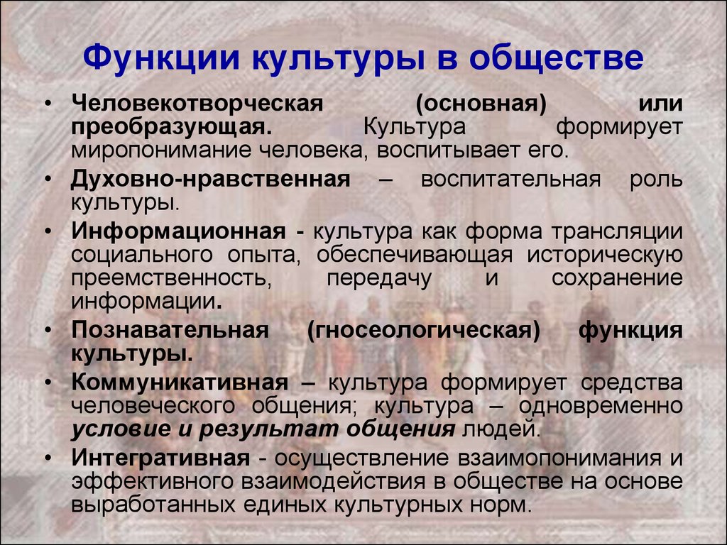 Жизнь культурного человека. Функции культуры. Функции культуры Обществознание. Роль культуры в обществе. Функции культуры в обществе.