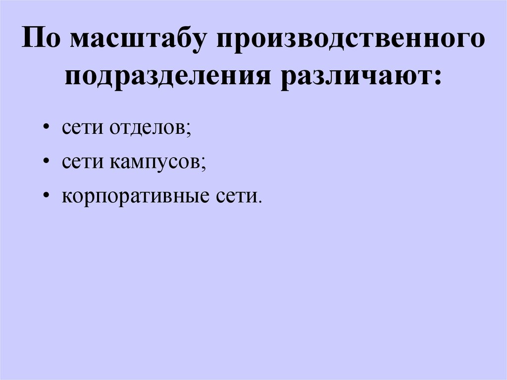 Производственный масштаб