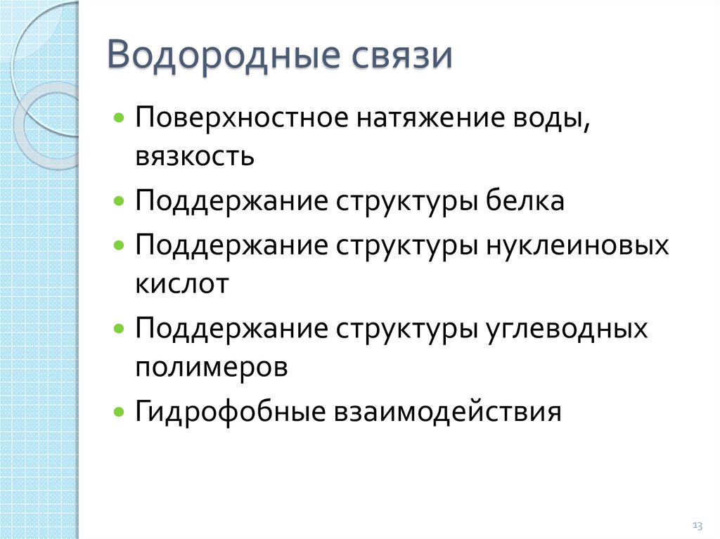 Водородные связи