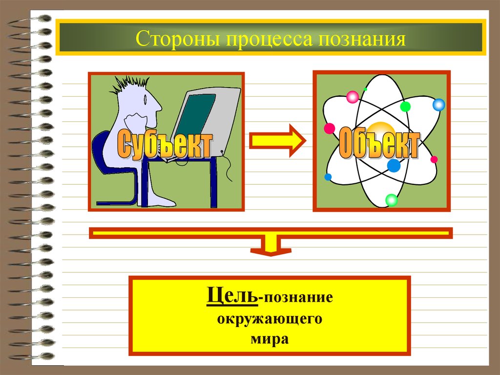 Стороны процесса. Стороны процесса познания. Процесс познания картинки. Цель процесса познания. Процесс познания Обществознание.