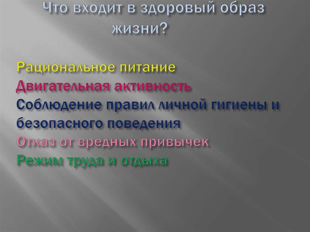 Понятие здоровый жизни. Что входит в ЗОЖ. Что входит в понятие здоровый образ жизни. Здоровый образ жизни, то взрдит. Что не входит в здоровый образ жизни.