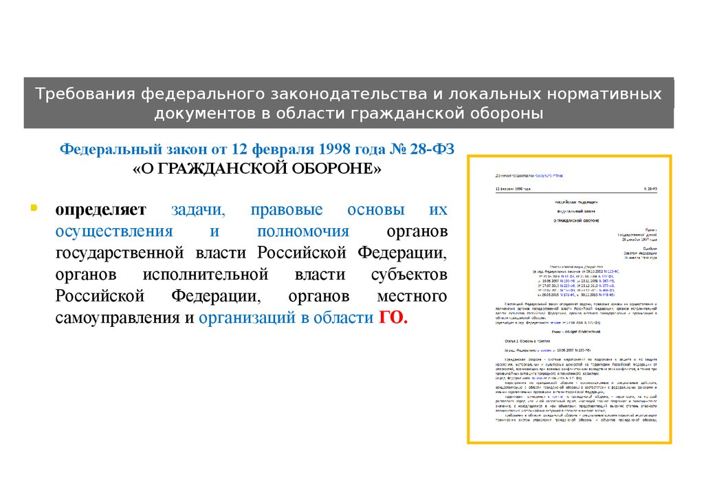 Презентация вводного инструктажа по го