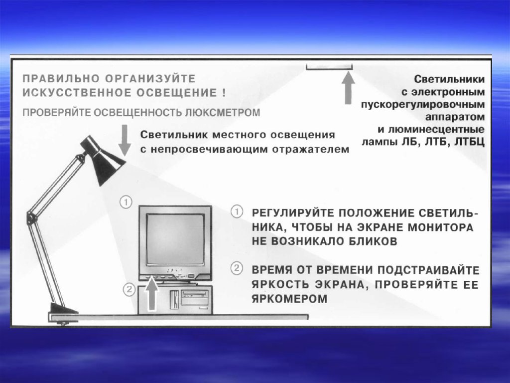 Напряжение для местного освещения не должно превышать