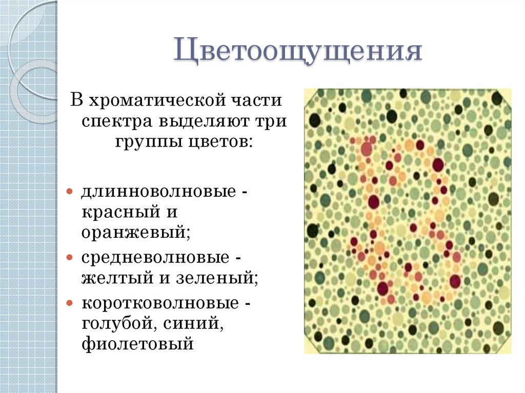 Требования к цветоощущению водителей категории в