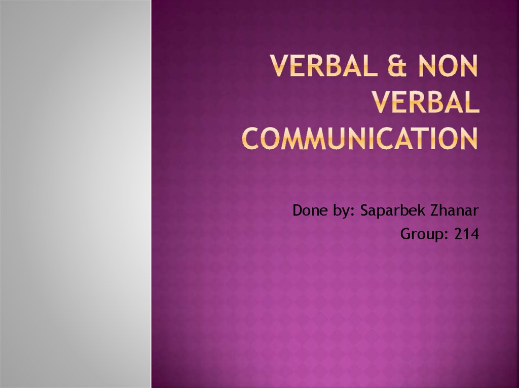 Communication verbal nonverbal pictures and of Non