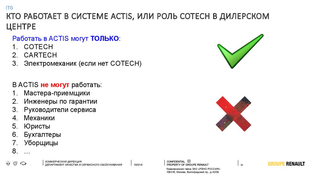 Отказы клиентов от проведения ОТО